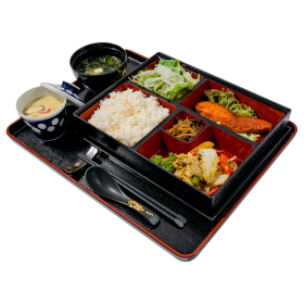 T908 Bento Cá Hồi Sốt Teriyaki