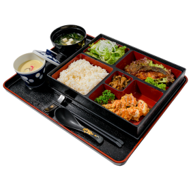 T909 Bento Cá Tuyết Sốt Teriyaki